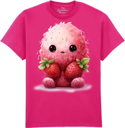 Aardbei Sitting Strawberry The Coloured House T-shirt M