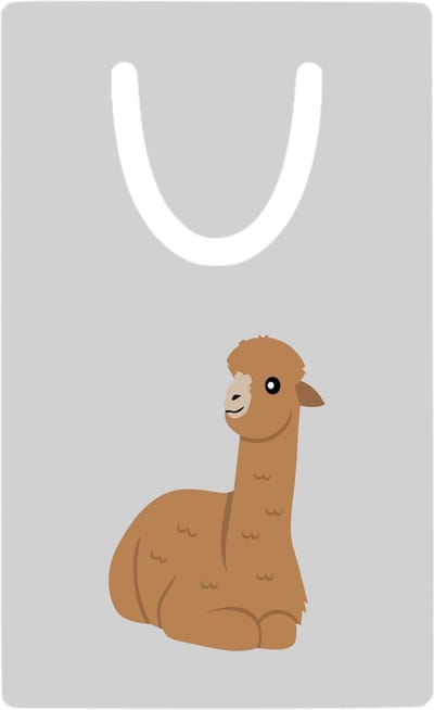 Hacebo® - Lama metalen boekenlegger - Alpaca - Dieren liefhebbers - Dierentuin - kameelachtigen - zoogdieren Bladwijzer boekenleggers - 7.6 cm x 5cm
