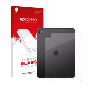 upscreen - Screenprotector voor Apple iPad Pro 13" 2025 (Achterkant) - Folie Beschermfolie Beschermglas transparant