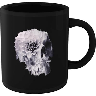 Ikiiki Decay Skull Mug - Black