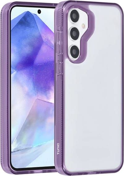 Back cover case - Silicone Hoesje Geschikt voor: Samsung Galaxy A55 - Paars