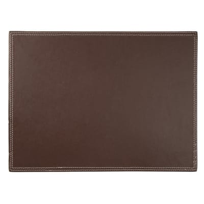 Olympia kunstlederen placemat bruin 40x30cm