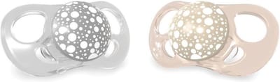Twistshake Fopspeen 6M+ Pastel Grey/Beige