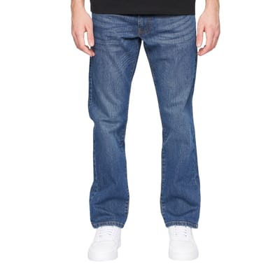 Crosshatch Bandol Rechte Jeans Heren (Stone Wash)