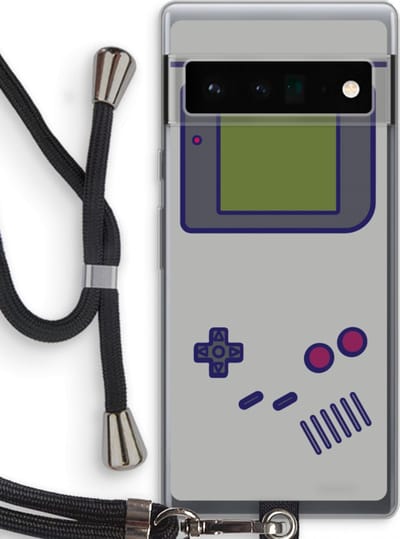 Case Company® - Hoesje met koord geschikt voor Google Pixel 6 Pro hoesje met Koord - Game On - Telefoonhoesje met Zwart Koord - Bescherming aan alle Kanten en Over de Schermrand