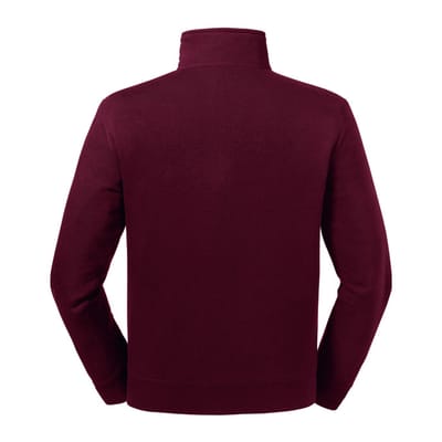 Russell Heren Authentieke Kwartier Ritssweatshirt (Bourgondië)