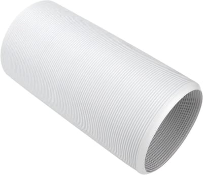 Afvoerslang voor airconditioning, staaldraad, opvouwbaar, uittrekbaar, ontluchtingsslang tegen de klok in, CCW-schroefdraad, 3 meter lang (diameter 150 mm)