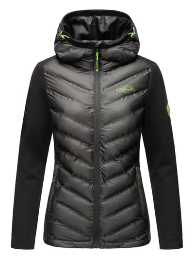 Navahoo Dames Gewatteerde Jas Nimm mich mit – Getailleerd, Stijlvol & Comfortabel met Capuchon