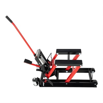 Motorfiets Hefbrug – Hydraulisch – Hoogte Verstelbaar, Platform voor Motoren & Quads, Reparatiestandaard – Draagvermogen 680 kg