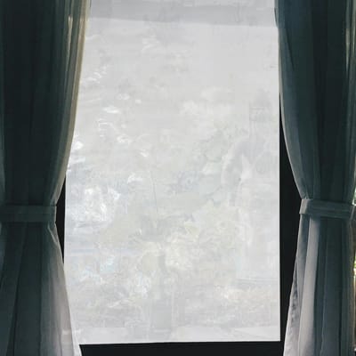 Dailygoods- Raamfolie Bloemenpatroon - Privacyfolie - Statisch - Verduisterend - Duurzaam - 200 x 40 cm