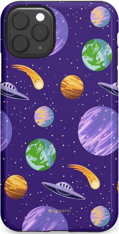 Casetastic Hoesje Geschikt voor Apple iPhone 11 Pro Max - Stijlvolle Beschermende Duo-layer Case - Ufo verkeer