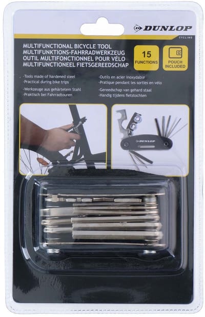 Dunlop 99546 Multifunctionele fietsgereedschap, meerkleurig