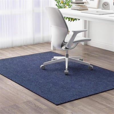 Stoelmat Bureau - Vloerbeschermer - Bescherming Kantoor - Antislip Geluidsdempend - 60x150cm - Blauw