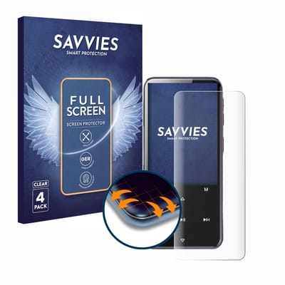 Savvies - Screenprotector voor AGPtek M3 - Folie Beschermfolie transparant volledig dekking 4 Stuks