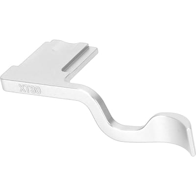 Hot Shoe Duim Omhoog Rust Handgreep CNC Aluminiumlegering Veilige Greep voor Fuji X‑1 X‑T2 X‑T3 X‑T10 X‑T20 X‑T30 Camera zilver