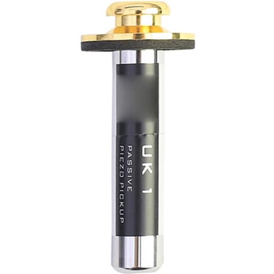 Passieve Piëzo Pickup Instrument Transducer Combineer met Staartnagel voor Morin khuur Ukulele Erhu zwart