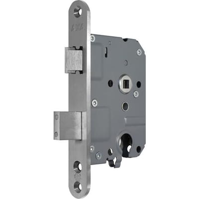 AXA Veiligheidsslot 7425 (4119/27) Rond PC55 DM50 RVS LS/RS SKG** 7425-50-81/55E (Excl. Sluitplaat)