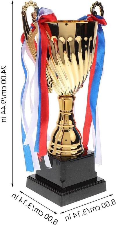 Gouden Trofee Cups - Winnaarsbeker Prijs - Sportevenementen Belonen - Basketbal Speler Figuur - 245 cm - Goud