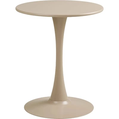 House Nordic Bistrotafel Meira - Rond Taupe Metaal - Ø60x72cm