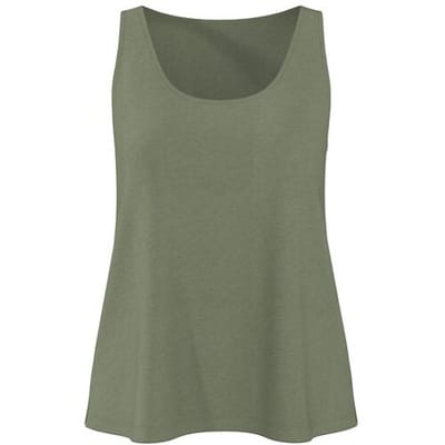 ESMARA Linnen dames top (groen, S (36/38))