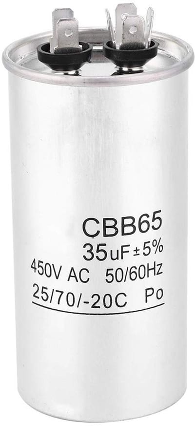 Dailygoods - CBB65A Condensator - Startcondensator - Waterdicht en betrouwbaar - Ronde vorm - 35UF capaciteit - Ideaal voor airconditioning en industr...