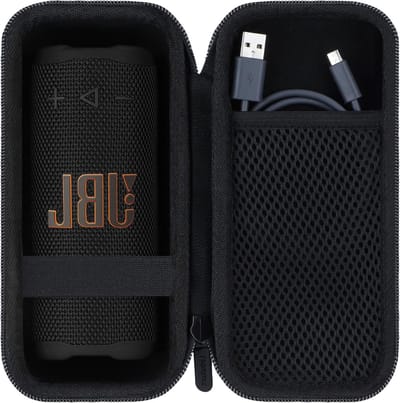 Duurzame Hard Protective Case voor Compacte Bluetooth Speaker - Zwart, Schokbestendig en Waterdicht