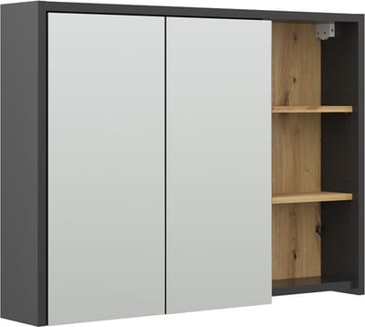 Vicco Viola Badkamerspiegelkast – 100 x 75 cm Artisanaal eiken