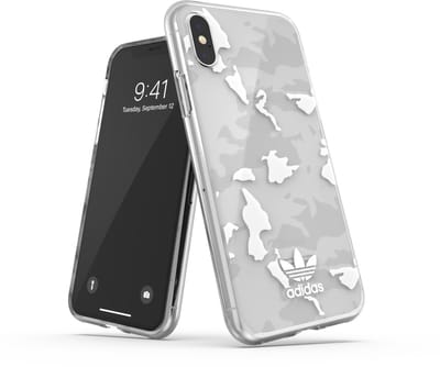 adidas Snap Case Camo Clear AOP TPU legerprint hoesje voor iPhone X en iPhone XS - transparant