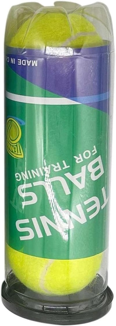 Tennisballen - Trainingsballen Vrac - Tennis Training - Hoge Elastische Eigenschappen - 3 Stuks - Geel