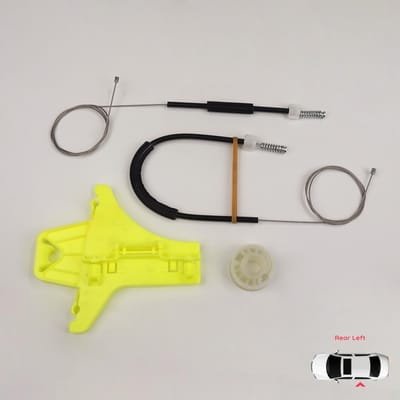 BWR5207 Elektrische Raammechanisme Reparatieset Achterdeur Links voor VW Amarok MK1 2H 2010-2022 4-Deurs Dubbele Cabine Pickup 2H7839401