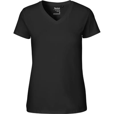 Neutral Ladies´ V-Neck T-Shirt NE81005 - Black - XS