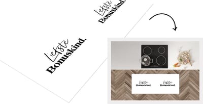 Keukenloper - Loper keuken - Lief - Bonus kind - Quotes - Liefste Bonuskind - Cadeautje - Spreuken - Quotes - 120x50 cm - Keukenloper vinyl