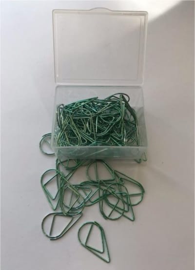 ProductGoods - Paperclips Druppel Groen -2,5 cm - 50 stuks