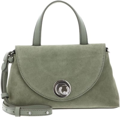 COCCINELLE Leren handtas schoudertas Nikla Suede Bim Handbag Greenery groene
