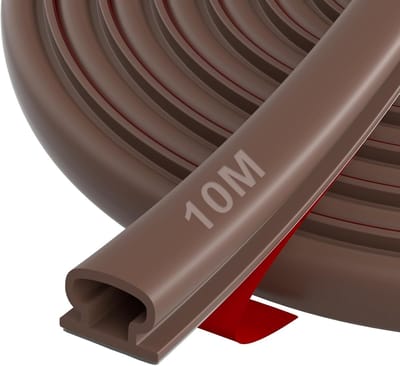SnelShoppen - Rubber Deurafdichting - Zelfklevende Weerstrip - Waterdichte Dichtstrip voor Deuren & Ramen - Geluidsisolatie en Energiebesparing voor T
