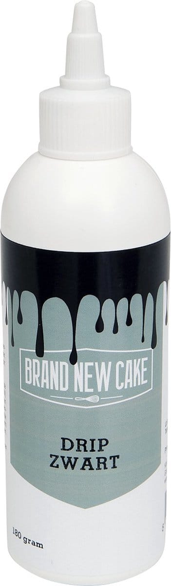 BrandNewCake® Drip Zwart 180gr - Drip Cake - Cakedrip - Taartdecoratie - Taartversiering