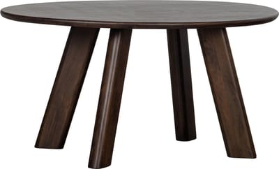 WOOOD Roundly Eetkamertafel - Mangohout - Walnoot - 76x160x110