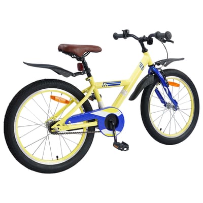 vidaXL - Kinderfiets - 18 - Inch - voor - 5-7 - jaar - oud - Geel
