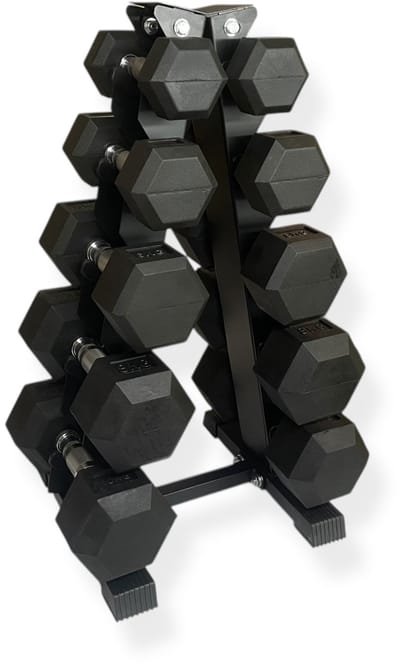 Padisport Dumbell Toren 10 Dumbells - Dumbell Rek - Halter Rek - Dumbell Toren - Dumbell Opbergrek