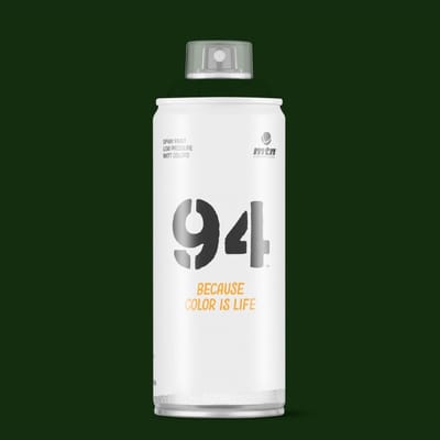 MTN94 Era Green spuitbus - 400ml lage druk en matte afwerking spuitverf - Graffiti verf voor vele doeleinden zoals voor diy, klussen, graffiti, hobby en kunst