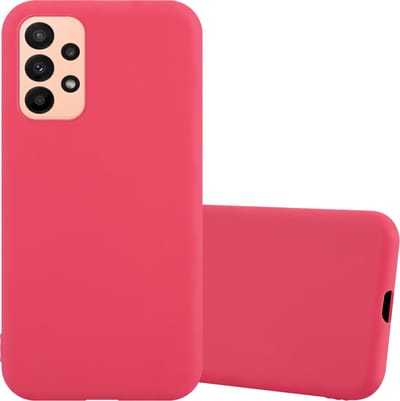 Cadorabo Hoesje geschikt voor Samsung Galaxy A23 4G in CANDY ROOD - Beschermhoes gemaakt van flexibel TPU silicone Case Cover