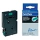 Brother TC-791 tape zwart op groen 9mm x 7,7m (origineel)