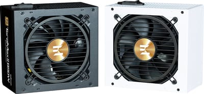 Zalman ZM850-TMX2 TerraMax II White 80 Plus Gold PSU 850W Full-modular ATX 3.0 PCIe 5.0, 12VHPWR, APFC, Single rail, DC-to-DC, 120mm fan FDB bearing