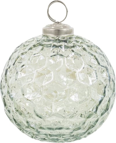 HomeBound by KY | Glazen kerstbal groen | 12,5x12,5cm | kerstbal