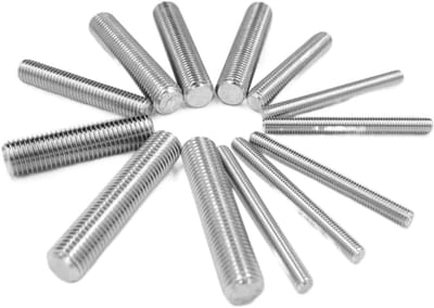 Gewinde staaf - Schroefdraad stang - Bouw en reparatie - Roestvrij staal 304 - M16 140mm - Metaal
