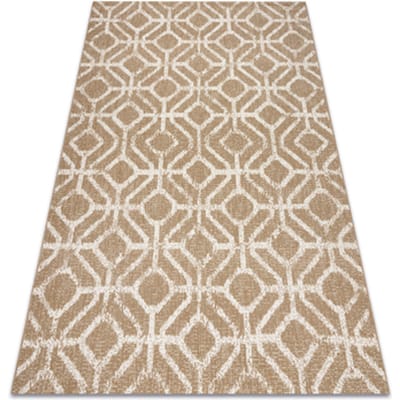 Kleden Rugsx Sisal tapijt FLAT 48957265 Geometrisch RHOMBY natu 120x170 cm