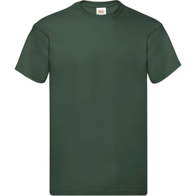 Fruit of the Loom Heren Origineel T-Shirt (Fles groen)