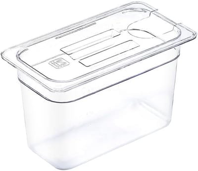 Slowcooker Container - Vacuüm Koken Bak - Precisie Koken - Transparant PC Materiaal - 6 Liter Capaciteit - Zoals Afgebeeld