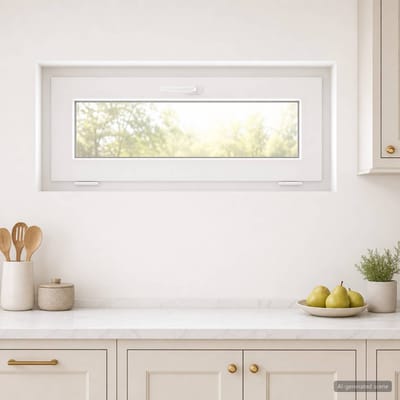 vidaXL - Kantel - kelderraam - RISOR - 95 - x - 45 - cm - PVC - en - helder - vlakglas