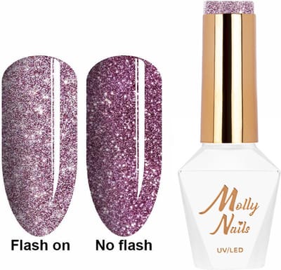 Molly Nails Prestige - Gel Nagellak - Flitsende Lichten - HEMA/Di-HEMA Vrij